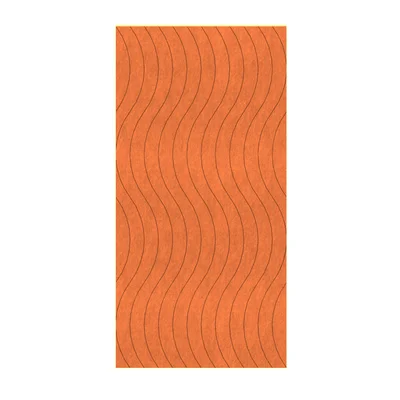 Панел за стена Pet Felt - Wave, цвят R19, 2400 x 1200 mm, дебелина 9 mm, 1 брой