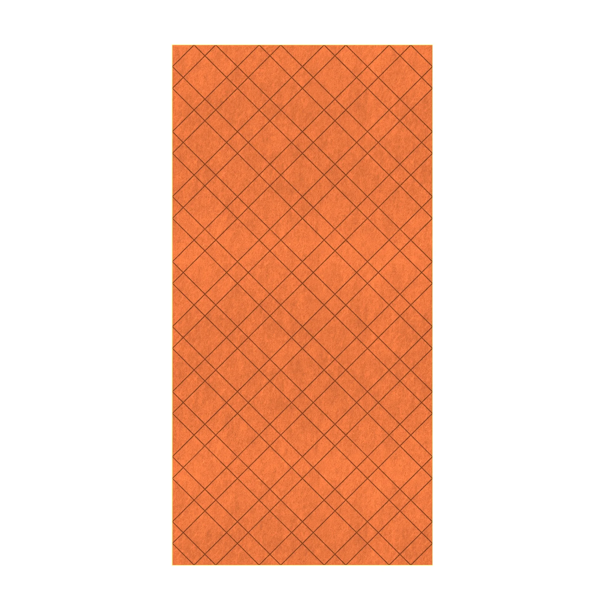 Панел за стена Pet Felt - Plaid, цвят R19, 2400 x 1200 mm, дебелина 9 mm, 1 брой