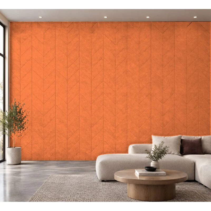 Панел за стена Pet Felt - Pine, цвят R19, 2400 x 1200 mm, дебелина 9 mm, 1 брой
