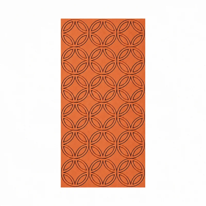 Панел за стена Pet Felt - Rounds, цвят R19, 2400 x 1200 mm, дебелина 9 mm, 1 брой