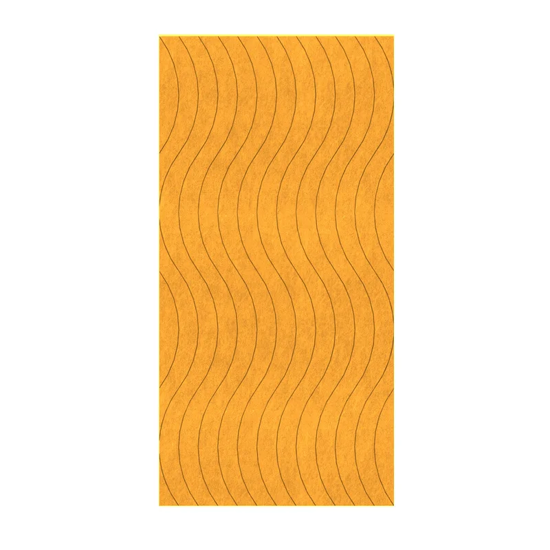 Панел за стена Pet Felt - Wave, цвят R23, 2400 x 1200 mm, дебелина 9 mm, 1 брой