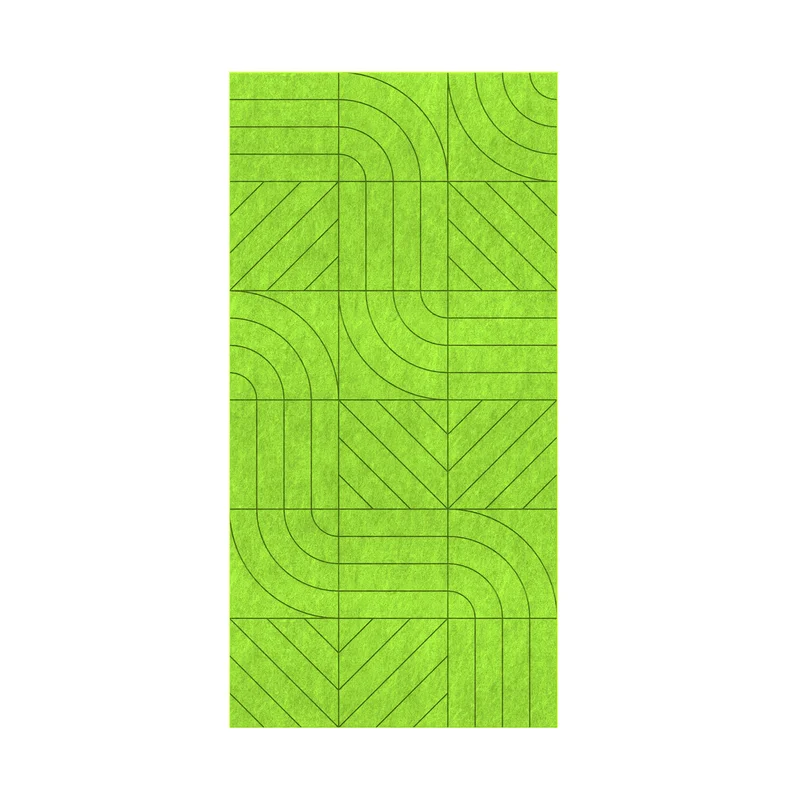 Панел за стена Pet Felt - Direction, цвят R25, 2400 x 1200 mm, дебелина 9 mm, 1 брой
