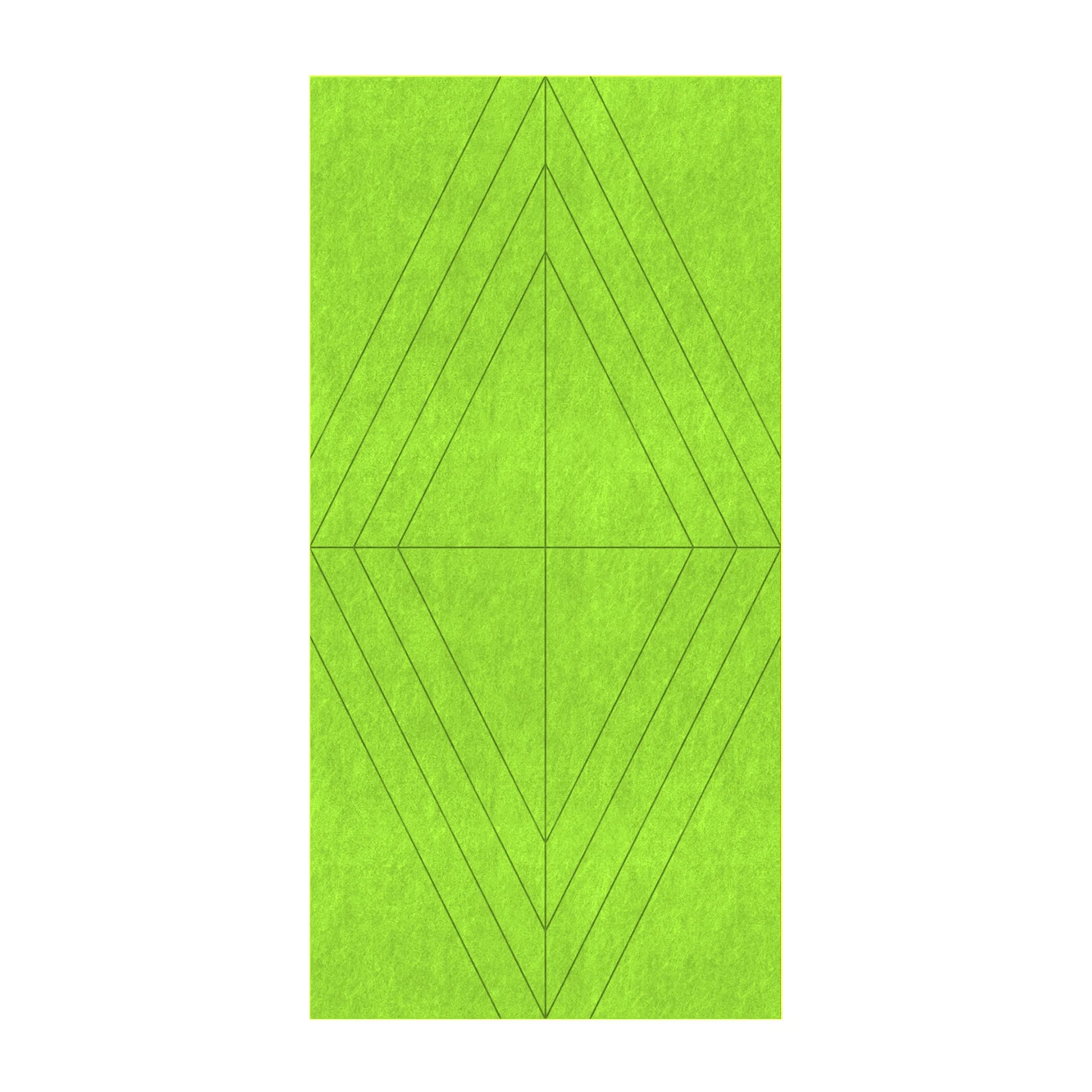 Панел за стена Pet Felt - Rhombus, цвят R25, 2400 x 1200 mm, дебелина 9 mm, 1 брой