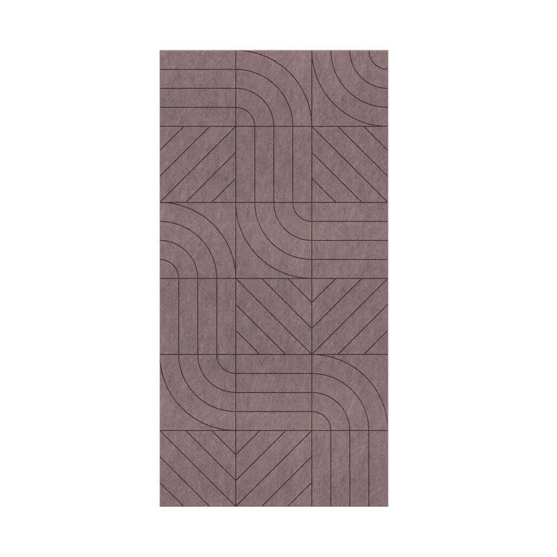 Панел за стена Pet Felt - Direction, цвят R26, 2400 x 1200 mm, дебелина 9 mm, 1 брой