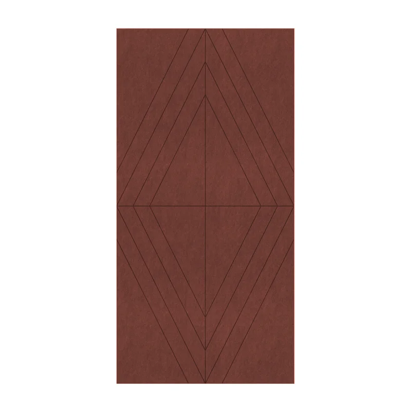 Панел за стена Pet Felt - Rhombus, цвят R27, 2400 x 1200 mm, дебелина 9 mm, 1 брой