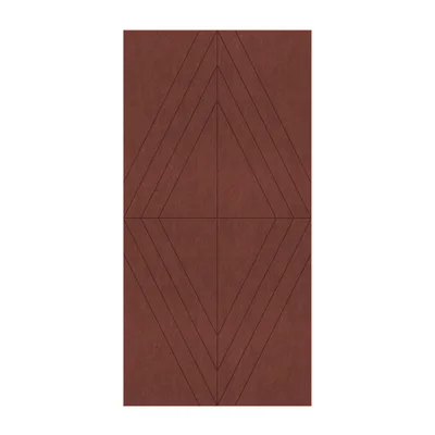 Панел за стена Pet Felt - Rhombus, цвят R27, 2400 x 1200 mm, дебелина 9 mm, 1 брой