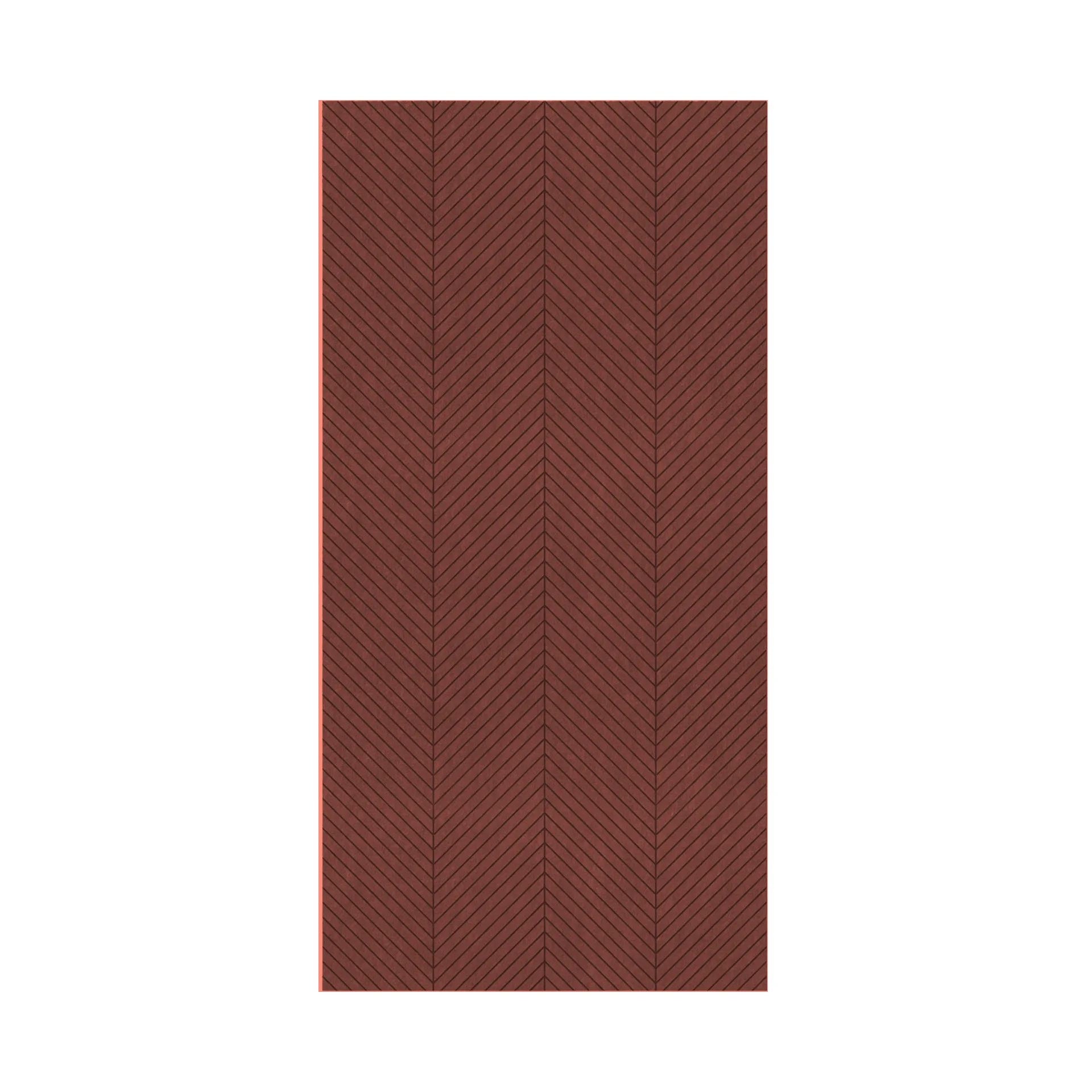 Панел за стена Pet Felt - Fish Bone, цвят R27, 2400 x 1200 mm, дебелина 9 mm, 1 брой