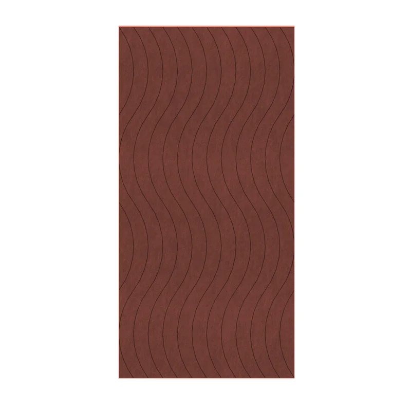 Панел за стена Pet Felt - Wave, цвят R27, 2400 x 1200 mm, дебелина 9 mm, 1 брой