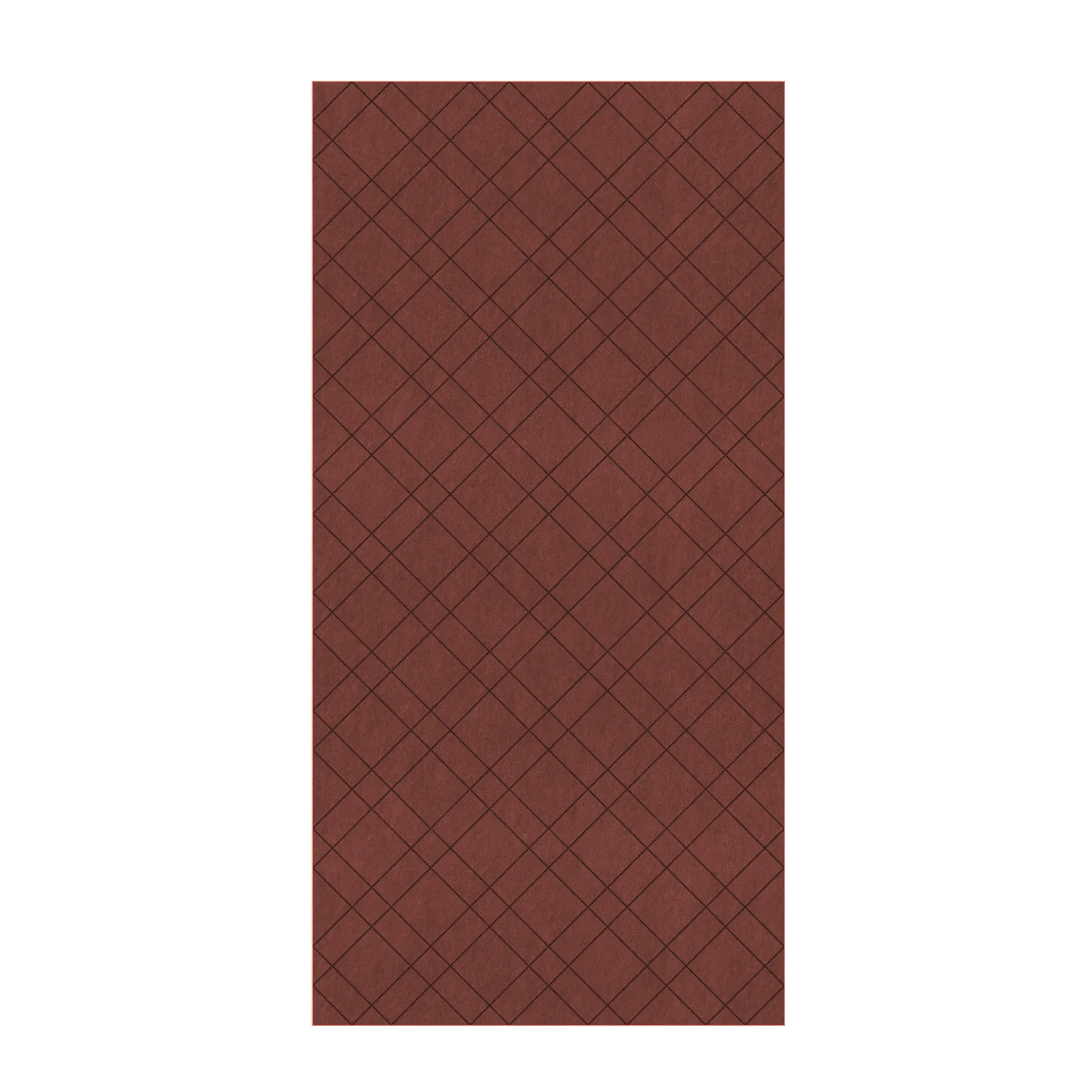 Панел за стена Pet Felt - Plaid, цвят R27, 2400 x 1200 mm, дебелина 9 mm, 1 брой