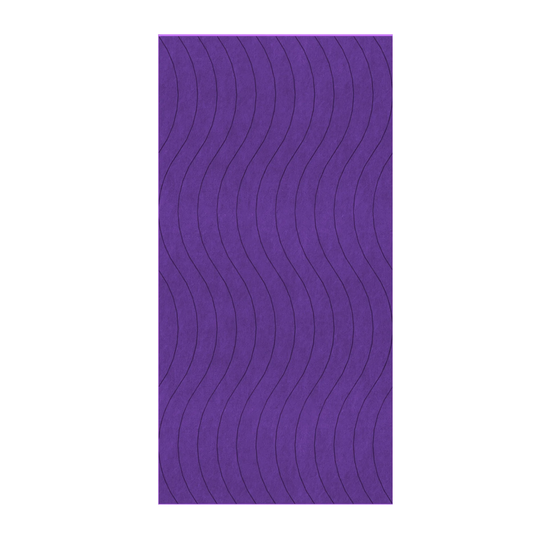 Панел за стена Pet Felt - Wave, цвят R36, 2400 x 1200 mm, дебелина 9 mm, 1 брой