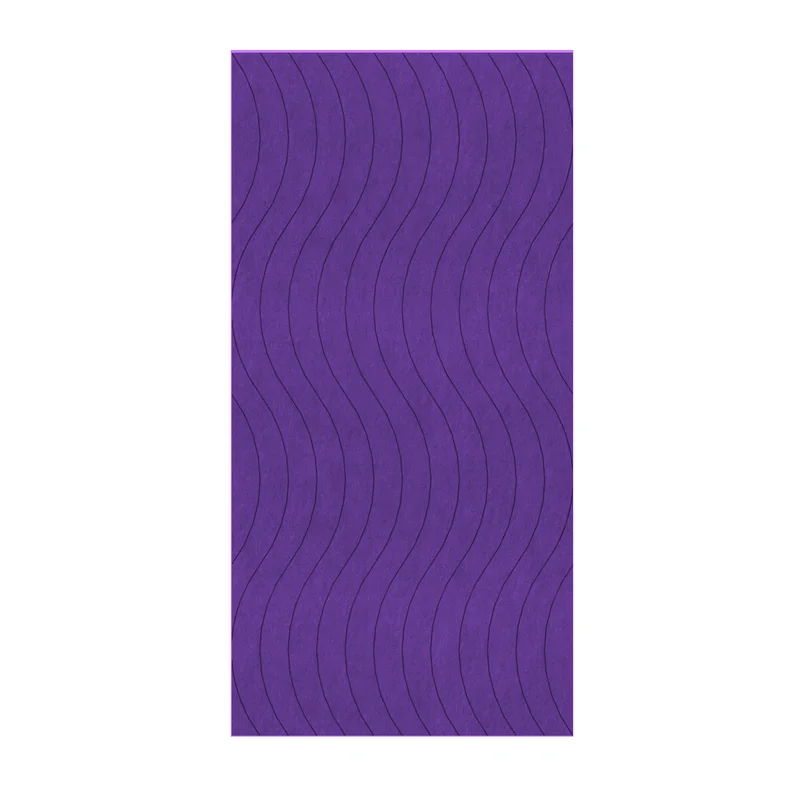 Панел за стена Pet Felt - Wave, цвят R36, 2400 x 1200 mm, дебелина 9 mm, 1 брой