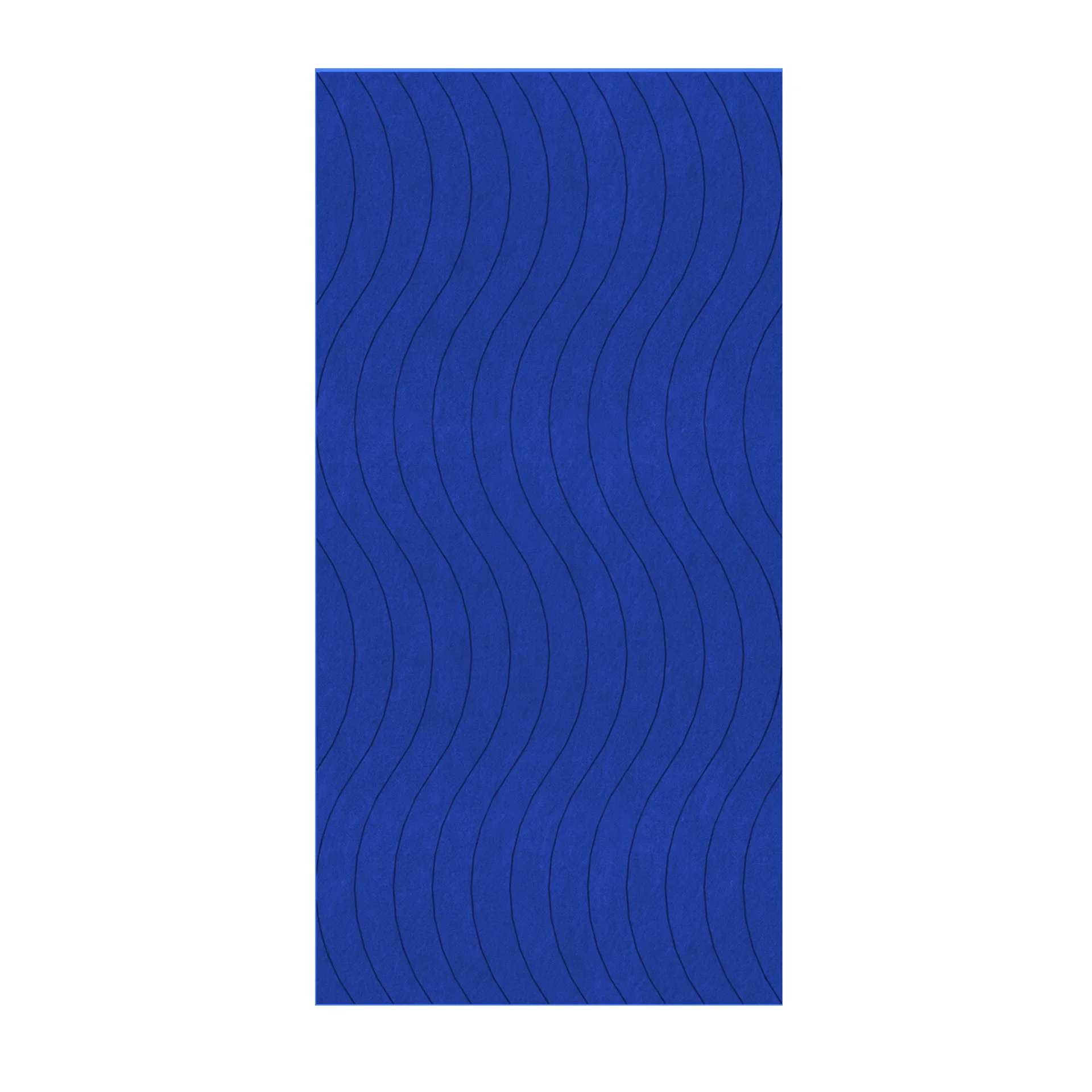 Панел за стена Pet Felt - Wave, цвят R37, 2400 x 1200 mm, дебелина 9 mm, 1 брой