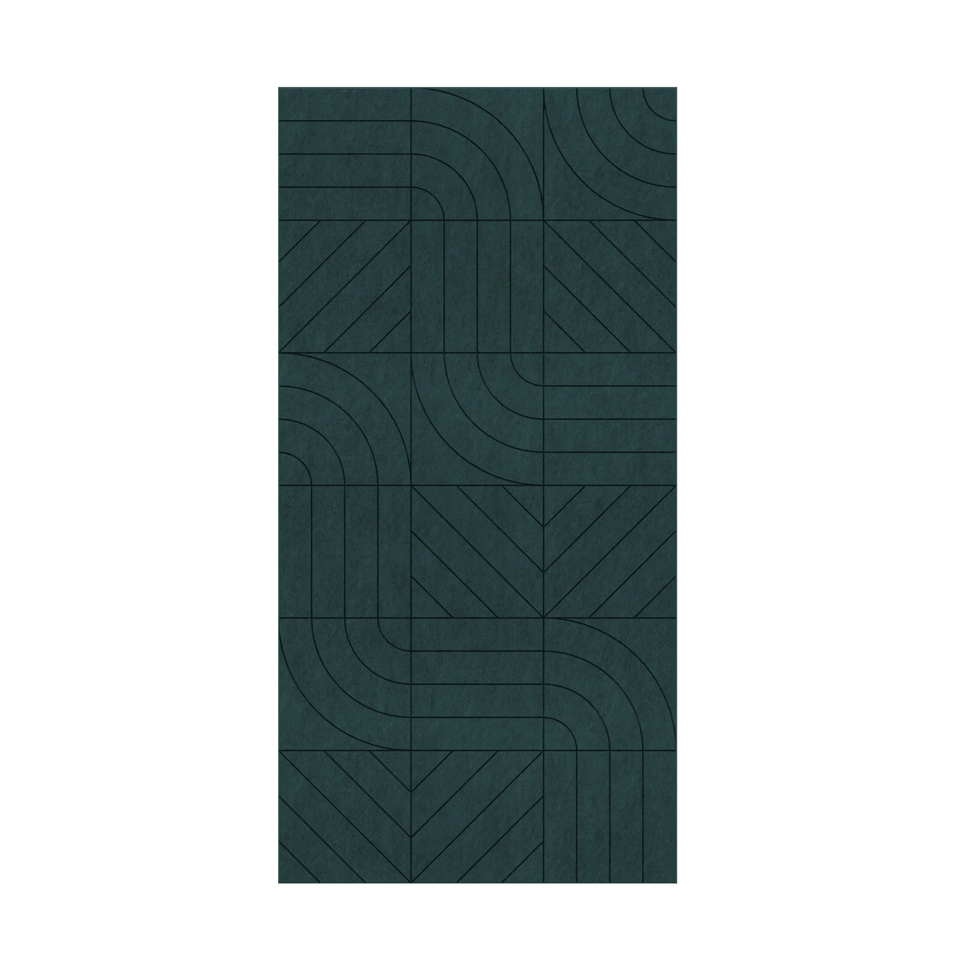 Панел за стена Pet Felt - Direction, цвят R38, 2400 x 1200 mm, дебелина 9 mm, 1 брой