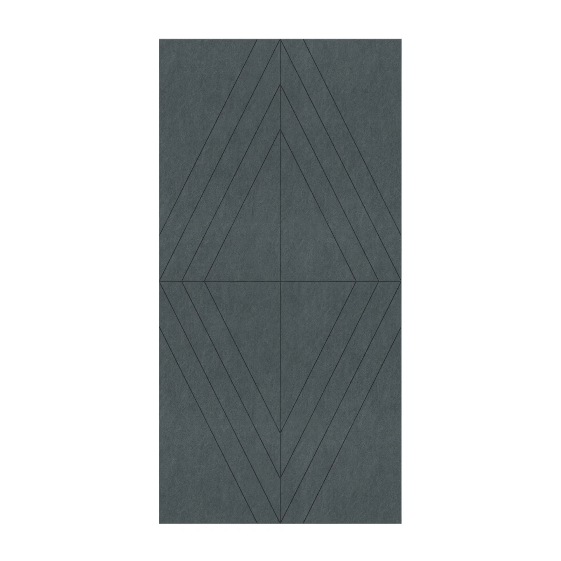 Панел за стена Pet Felt - Rhombus, цвят R41, 2400 x 1200 mm, дебелина 9 mm, 1 брой