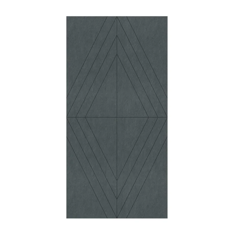 Панел за стена Pet Felt - Rhombus, цвят R41, 2400 x 1200 mm, дебелина 9 mm, 1 брой