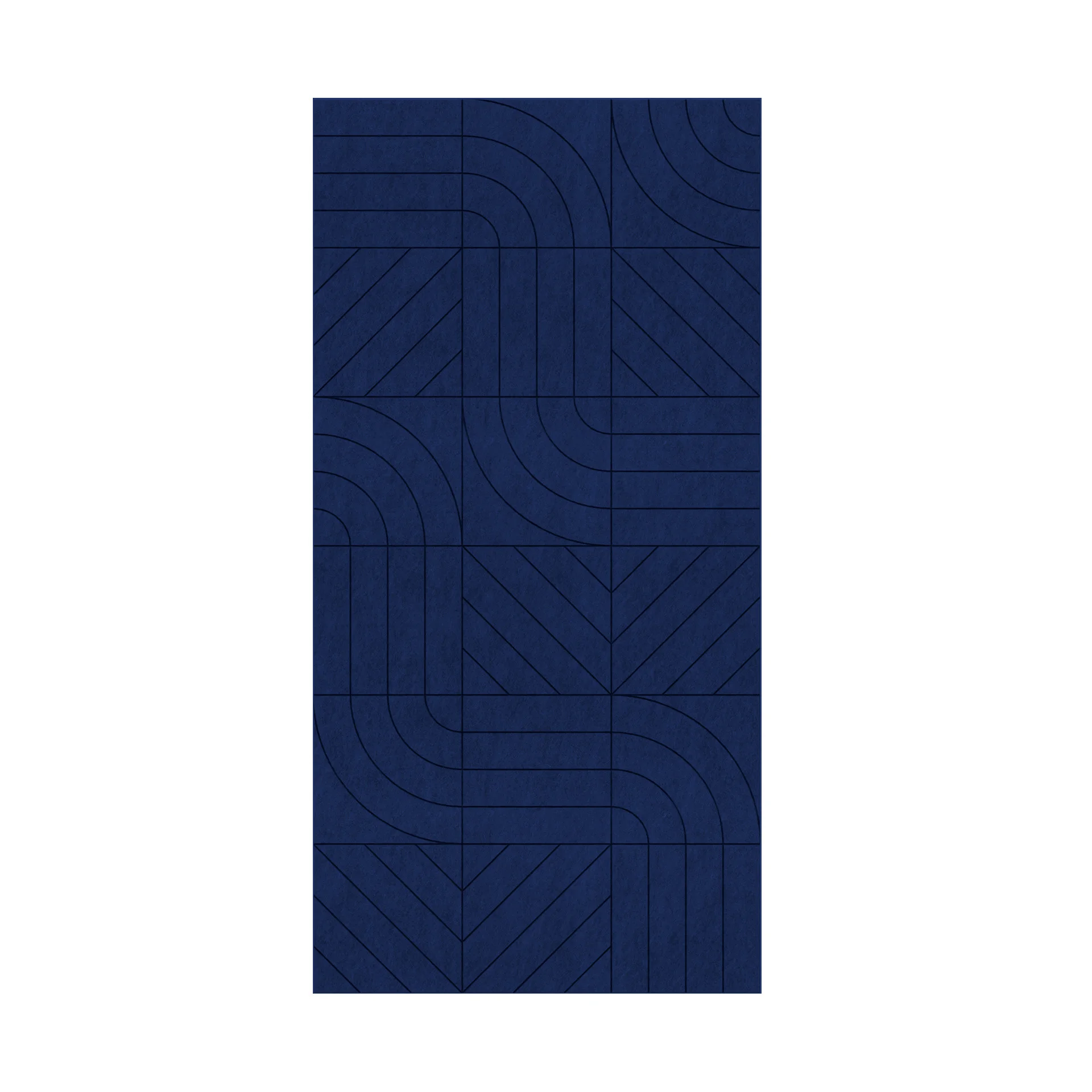 Панел за стена Pet Felt - Direction, цвят R42, 2400 x 1200 mm, дебелина 9 mm, 1 брой