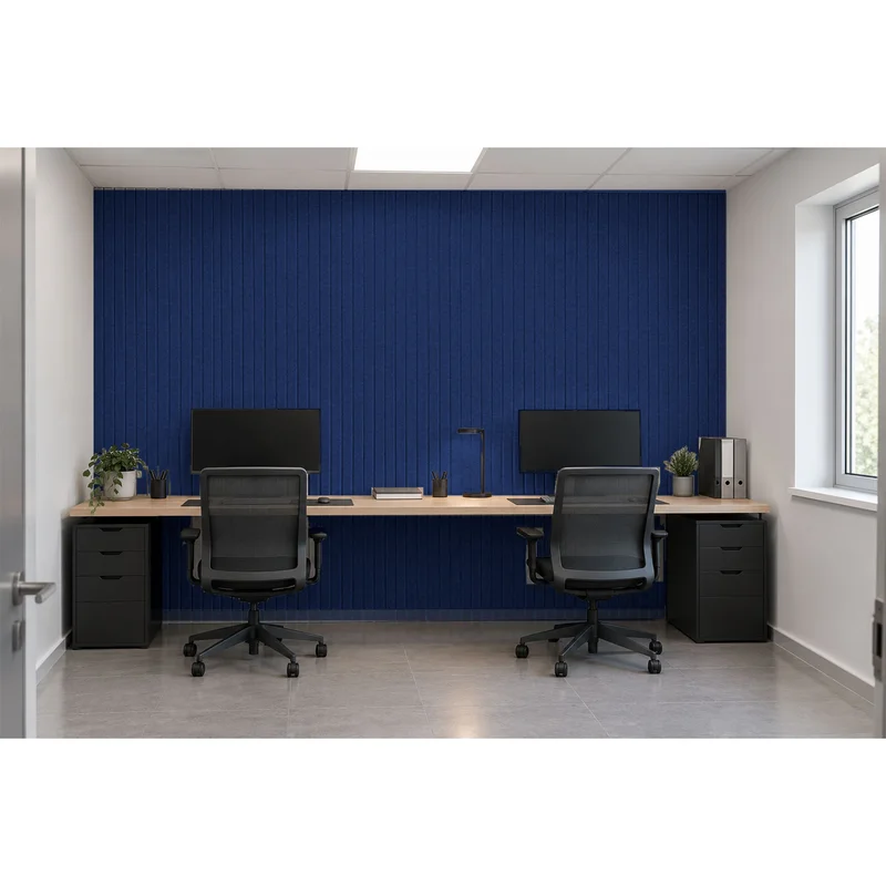 Панел за стена Pet Felt - Line, цвят R42, 2400 x 1200 mm, дебелина 9 mm, 1 брой