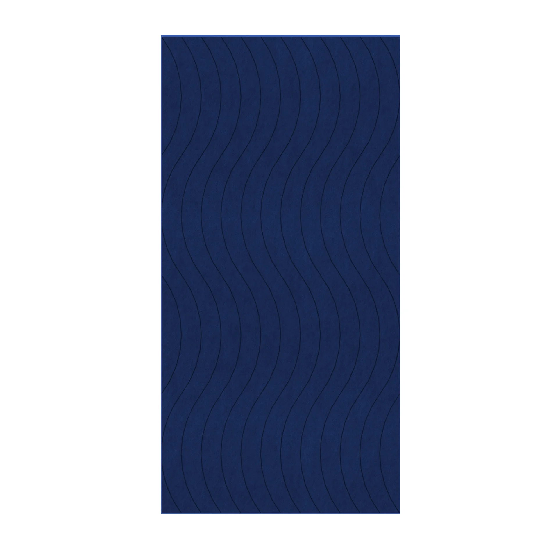 Панел за стена Pet Felt - Wave, цвят R42, 2400 x 1200 mm, дебелина 9 mm, 1 брой