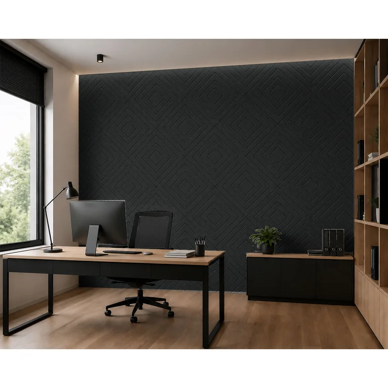 Панел за стена Pet Felt - Illusion, цвят R44, 2400 x 1200 mm, дебелина 9 mm, 1 брой