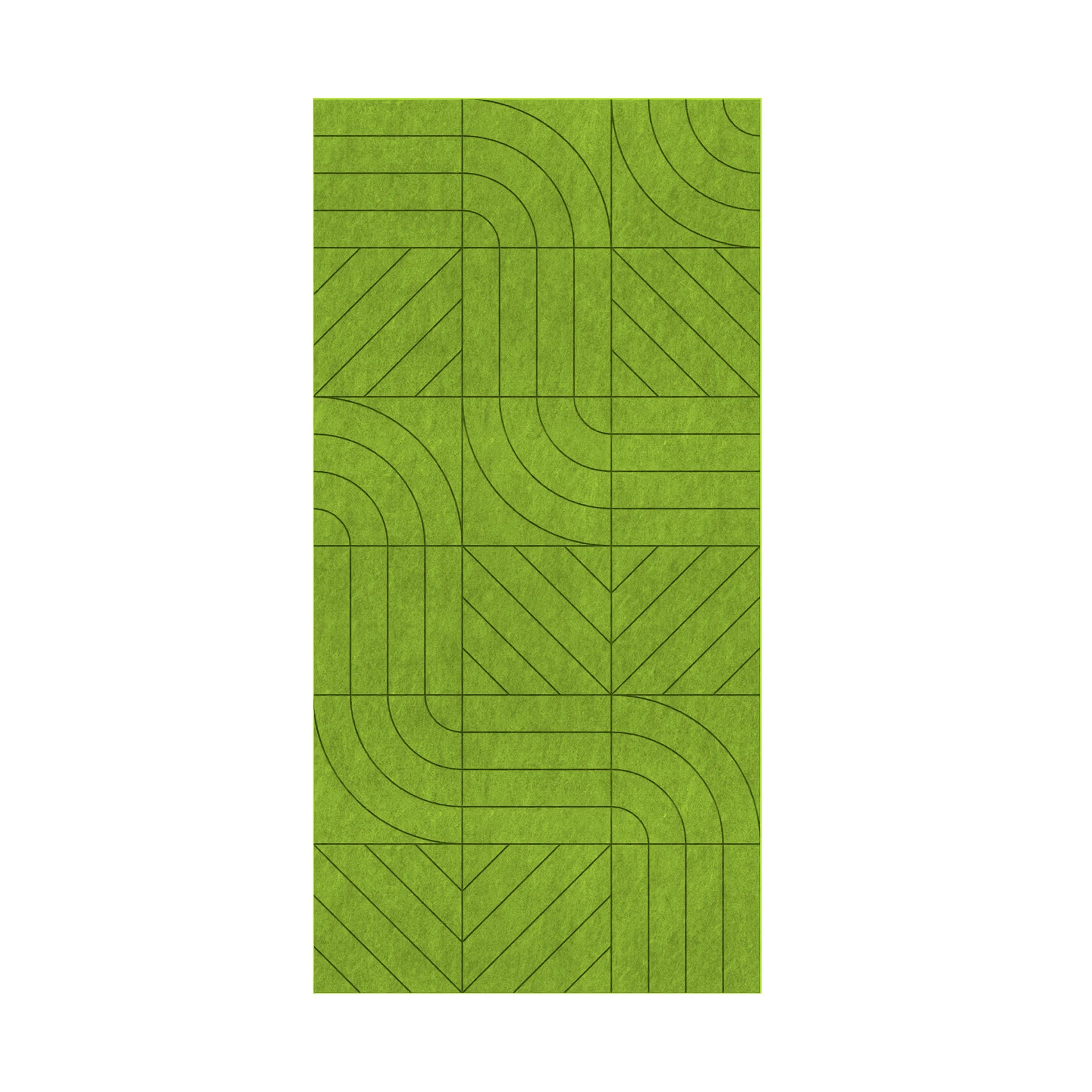 Панел за стена Pet Felt - Direction, цвят R46, 2400 x 1200 mm, дебелина 9 mm, 1 брой