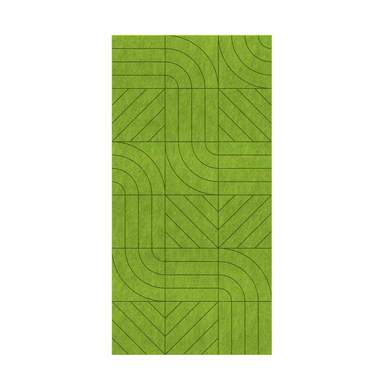 Панел за стена Pet Felt - Direction, цвят R46, 2400 x 1200 mm, дебелина 9 mm, 1 брой