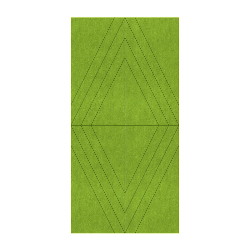 Панел за стена Pet Felt - Rhombus, цвят R46, 2400 x 1200 mm, дебелина 9 mm, 1 брой