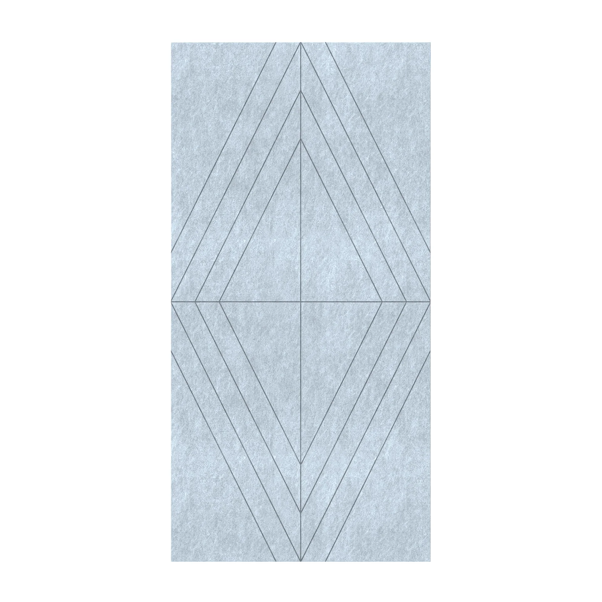Панел за стена Pet Felt - Rhombus, цвят R47, 2400 x 1200 mm, дебелина 9 mm, 1 брой