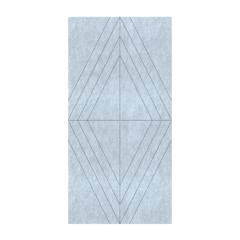 Панел за стена Pet Felt - Rhombus, цвят R47, 2400 x 1200 mm, дебелина 9 mm, 1 брой