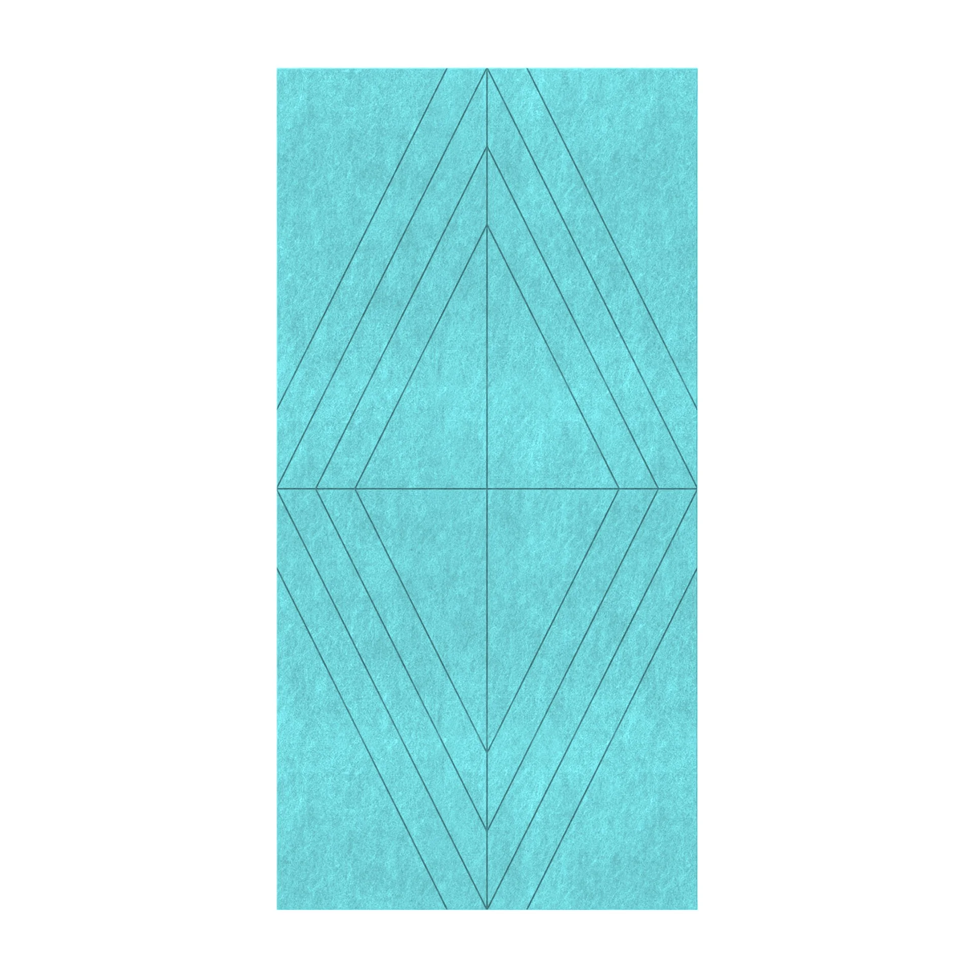Панел за стена Pet Felt - Rhombus, цвят R49, 2400 x 1200 mm, дебелина 9 mm, 1 брой