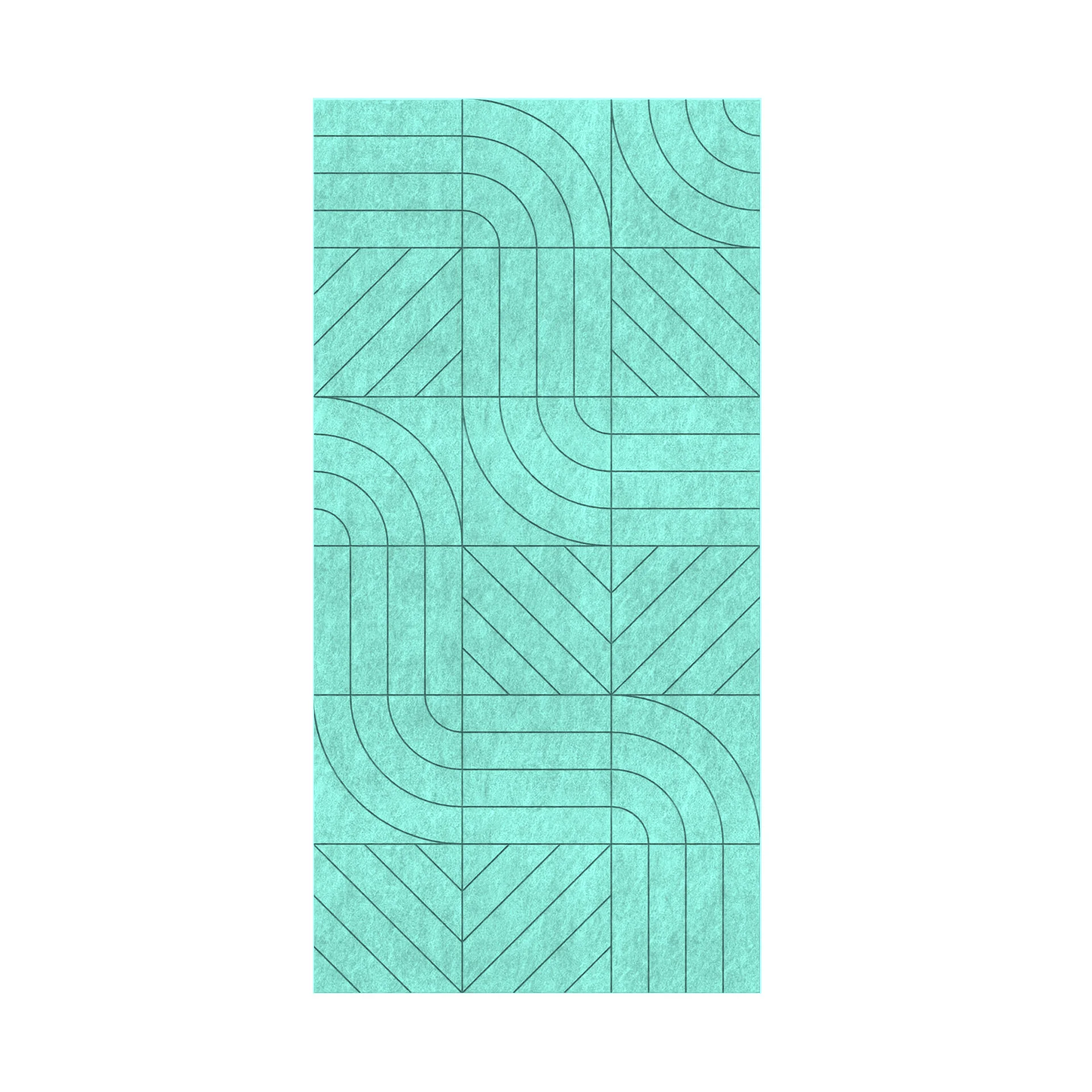 Панел за стена Pet Felt - Direction, цвят R50, 2400 x 1200 mm, дебелина 9 mm, 1 брой
