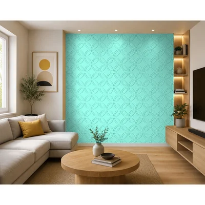 Панел за стена Pet Felt - Rounds, цвят R50, 2400 x 1200 mm, дебелина 9 mm, 1 брой