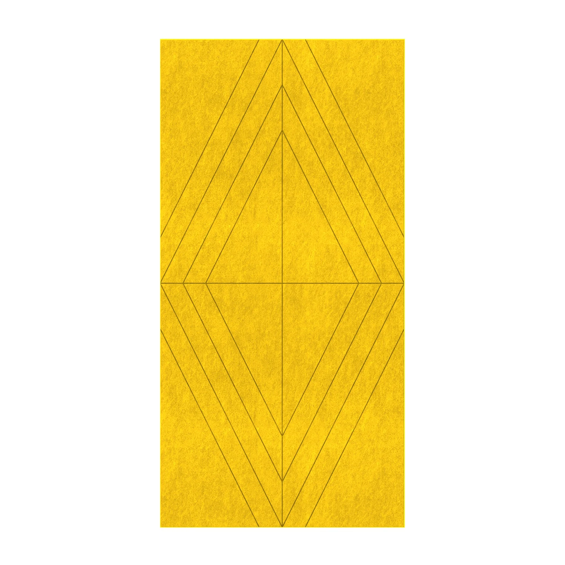 Панел за стена Pet Felt - Rhombus, цвят R51, 2400 x 1200 mm, дебелина 9 mm, 1 брой
