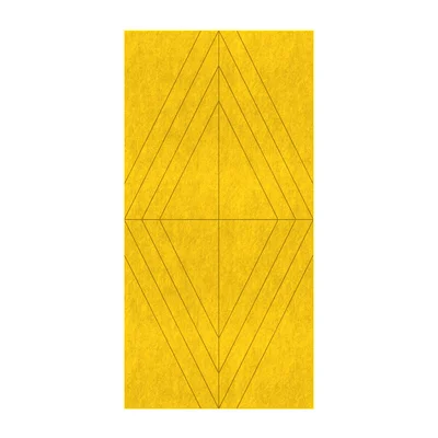 Панел за стена Pet Felt - Rhombus, цвят R51, 2400 x 1200 mm, дебелина 9 mm, 1 брой