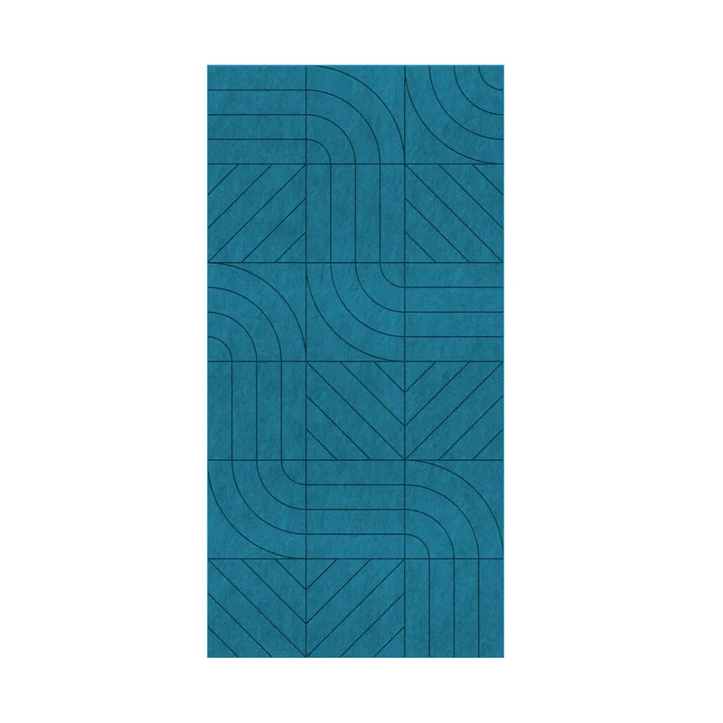 Панел за стена Pet Felt - Direction, цвят R53, 2400 x 1200 mm, дебелина 9 mm, 1 брой