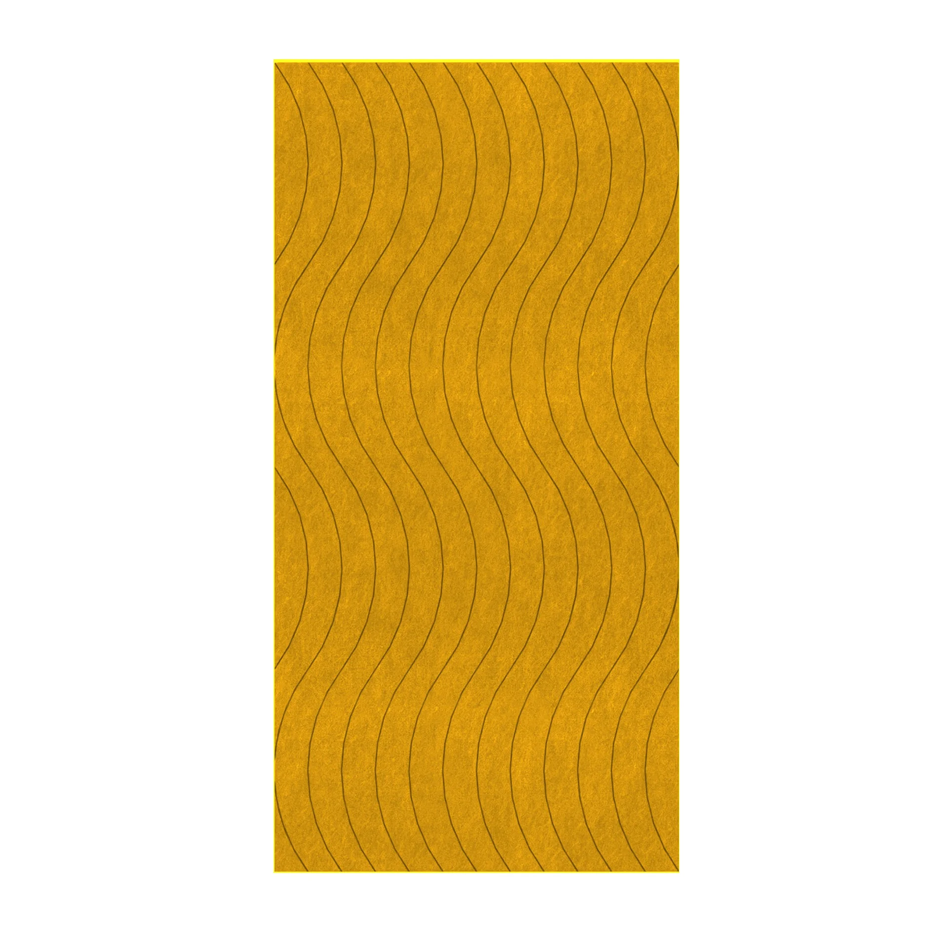 Панел за стена Pet Felt - Wave, цвят R54, 2400 x 1200 mm, дебелина 9 mm, 1 брой