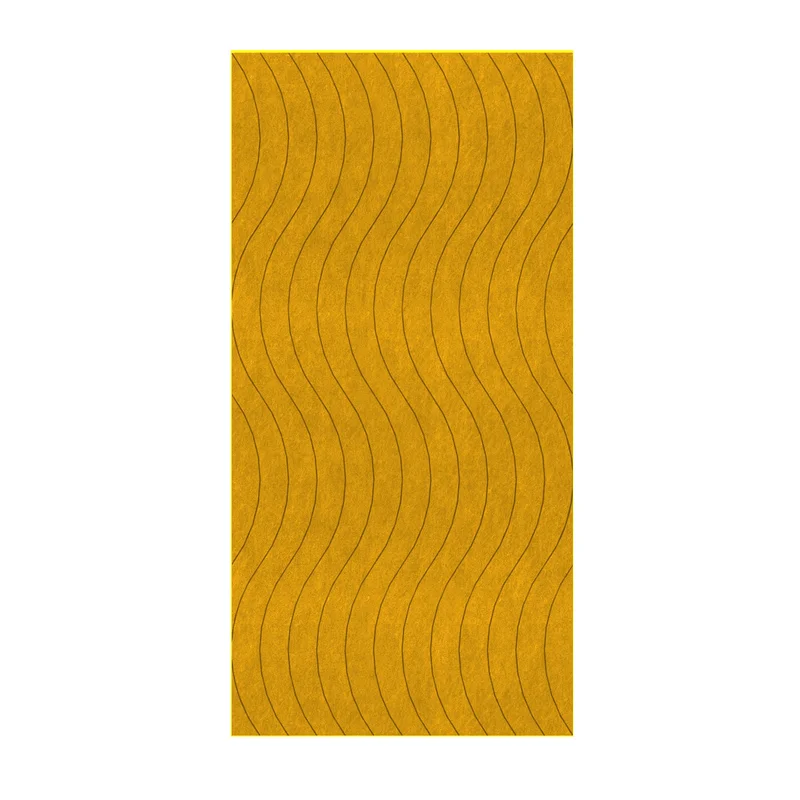 Панел за стена Pet Felt - Wave, цвят R54, 2400 x 1200 mm, дебелина 9 mm, 1 брой