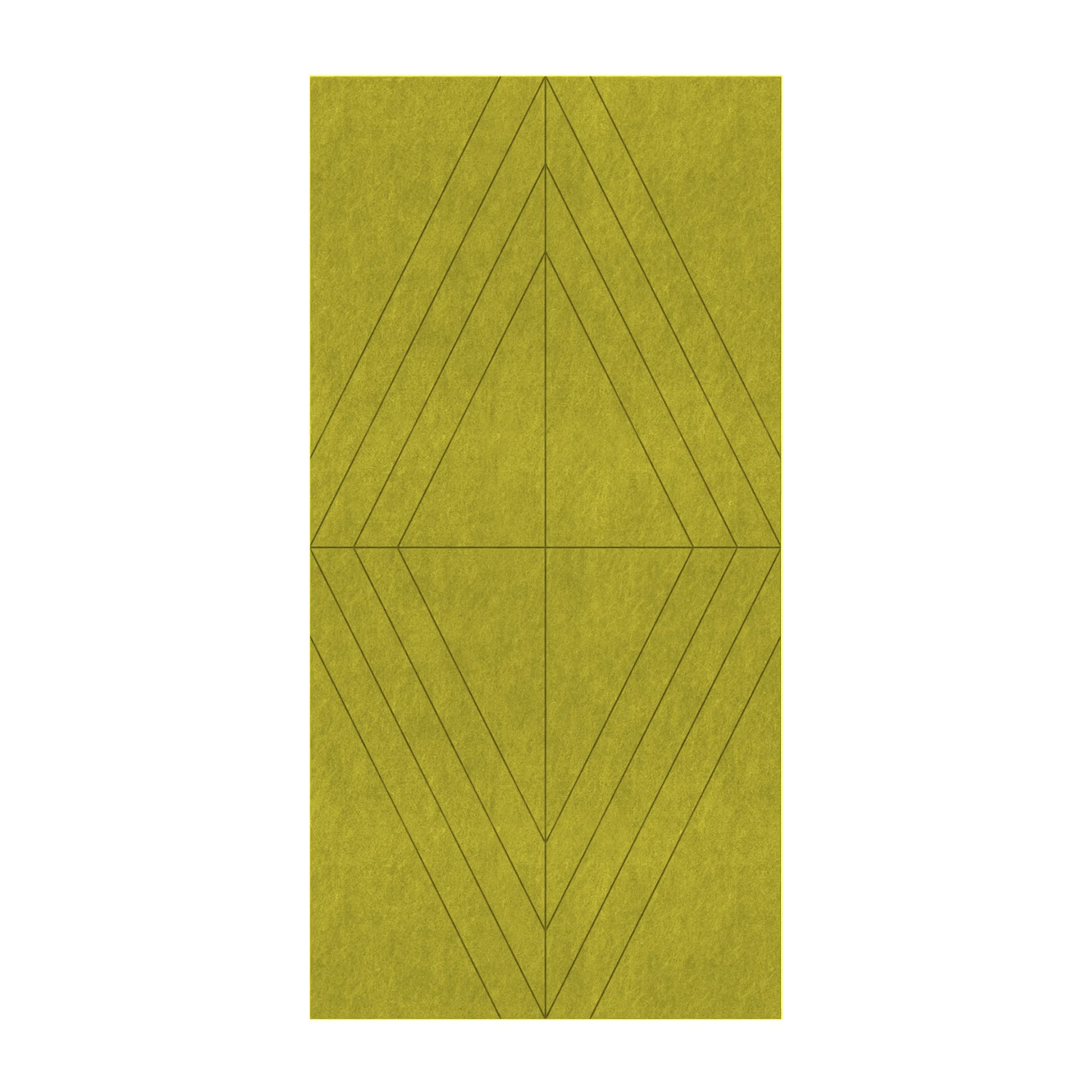 Панел за стена Pet Felt - Rhombus, цвят R55, 2400 x 1200 mm, дебелина 9 mm, 1 брой