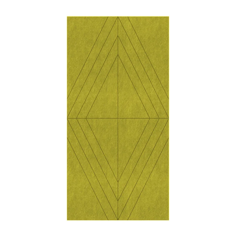 Панел за стена Pet Felt - Rhombus, цвят R55, 2400 x 1200 mm, дебелина 9 mm, 1 брой