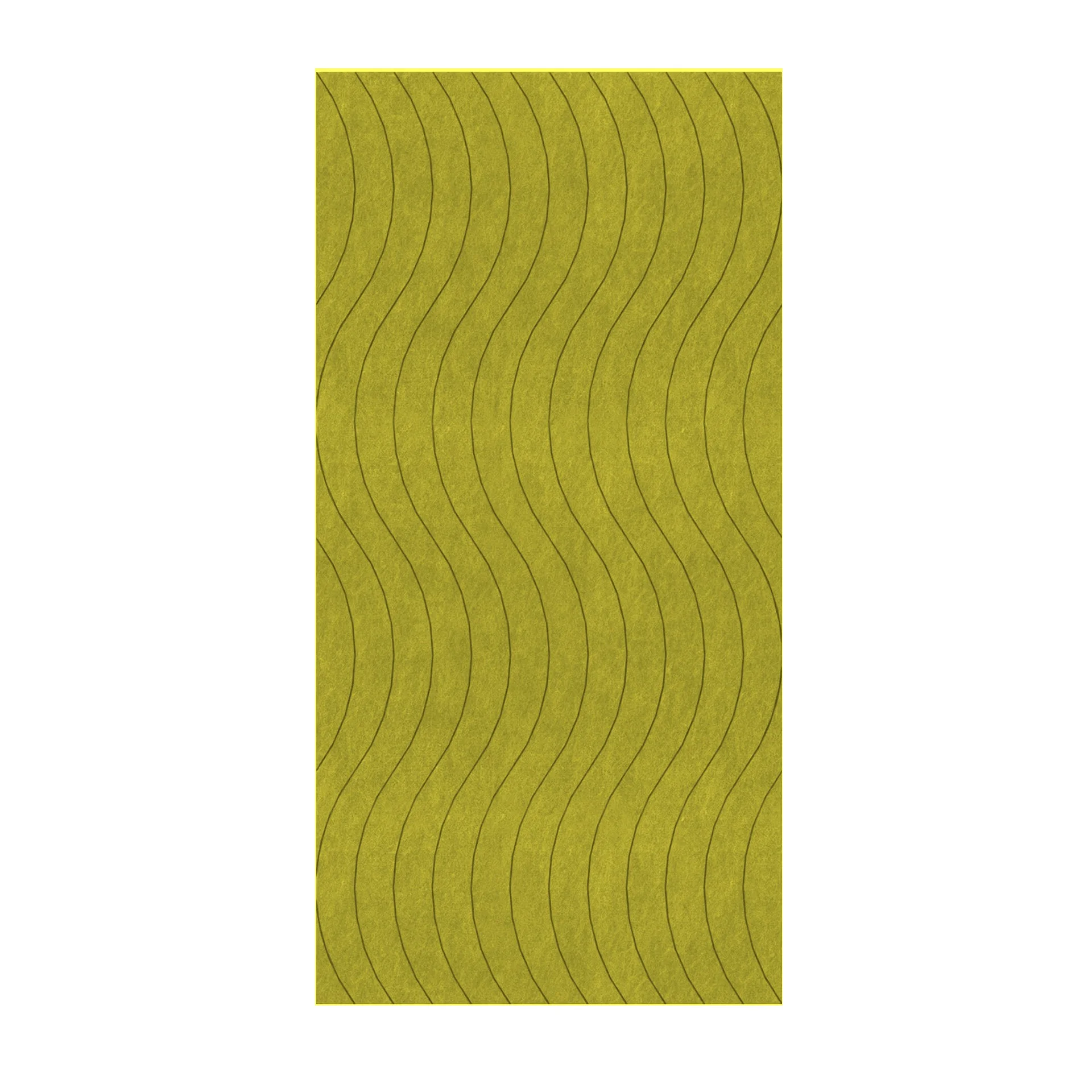 Панел за стена Pet Felt - Wave, цвят R55, 2400 x 1200 mm, дебелина 9 mm, 1 брой