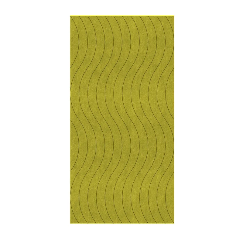 Панел за стена Pet Felt - Wave, цвят R55, 2400 x 1200 mm, дебелина 9 mm, 1 брой