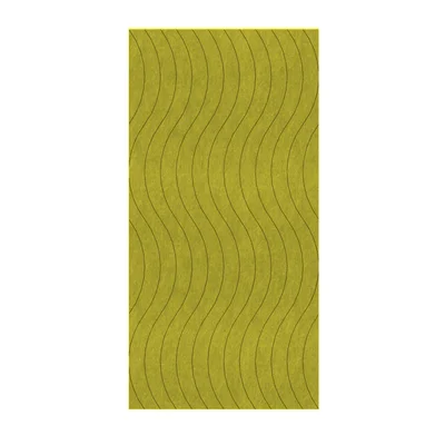 Панел за стена Pet Felt - Wave, цвят R55, 2400 x 1200 mm, дебелина 9 mm, 1 брой