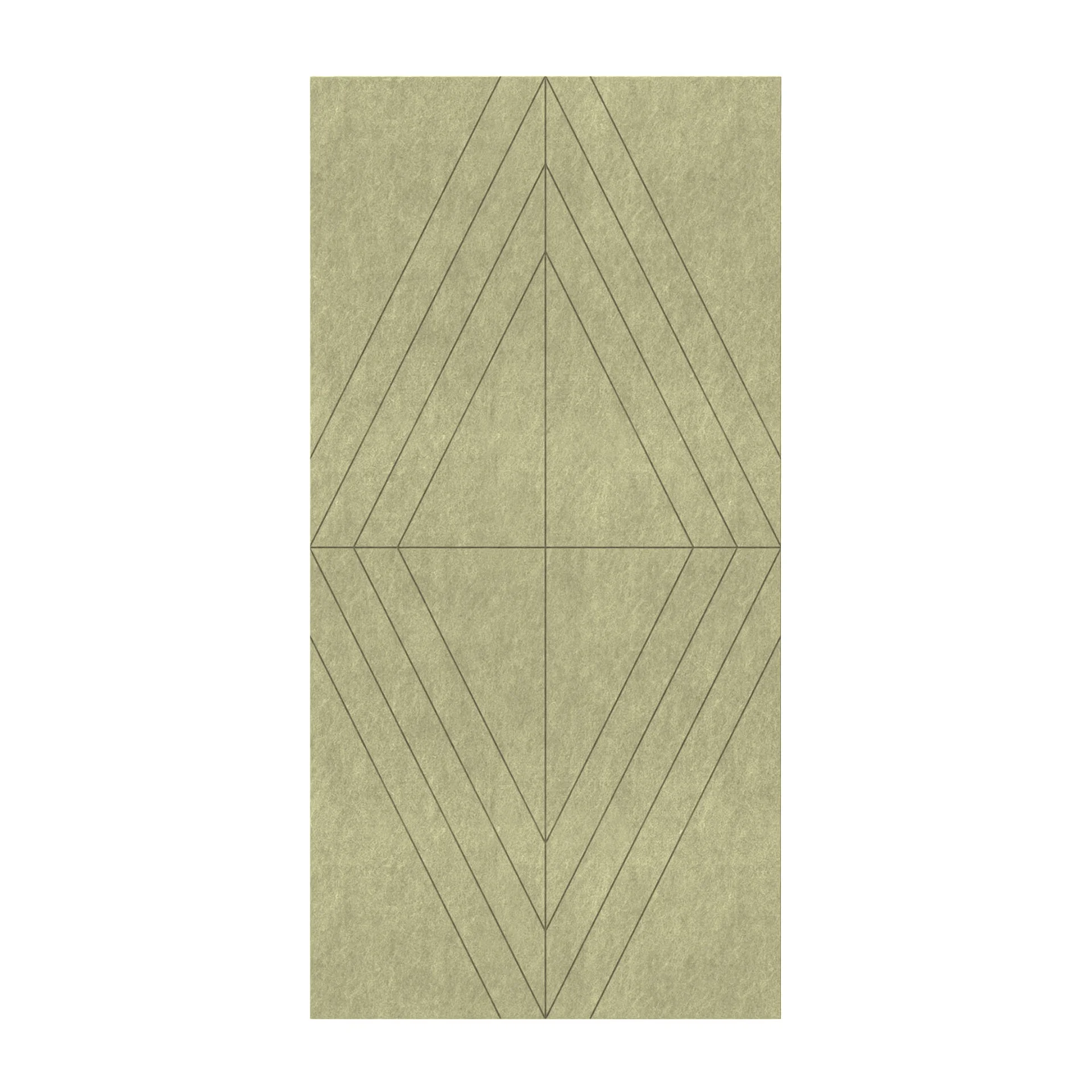 Панел за стена Pet Felt - Rhombus, цвят R56, 2400 x 1200 mm, дебелина 9 mm, 1 брой