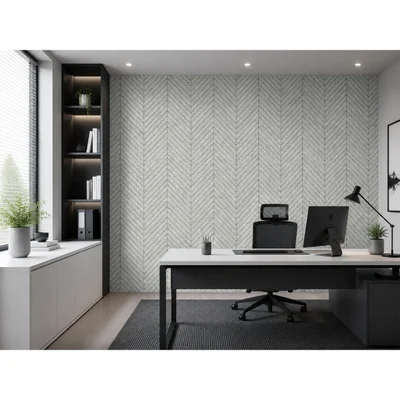 Панел за стена Pet Felt - Fish Bone, цвят R57, 2400 x 1200 mm, дебелина 9 mm, 1 брой