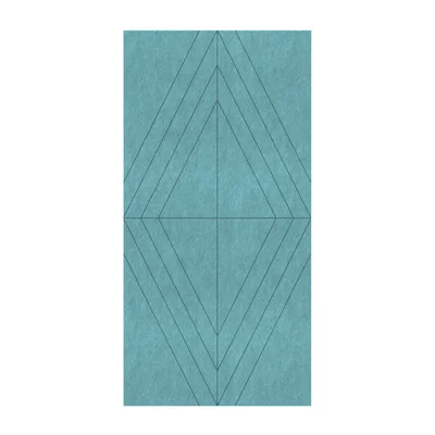 Панел за стена Pet Felt - Rhombus, цвят R58, 2400 x 1200 mm, дебелина 9 mm, 1 брой