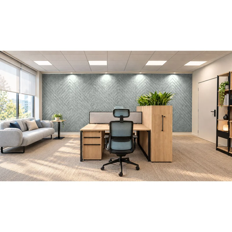 Панел за стена Pet Felt - X-Line, цвят R59, 2400 x 1200 mm, дебелина 9 mm, 1 брой