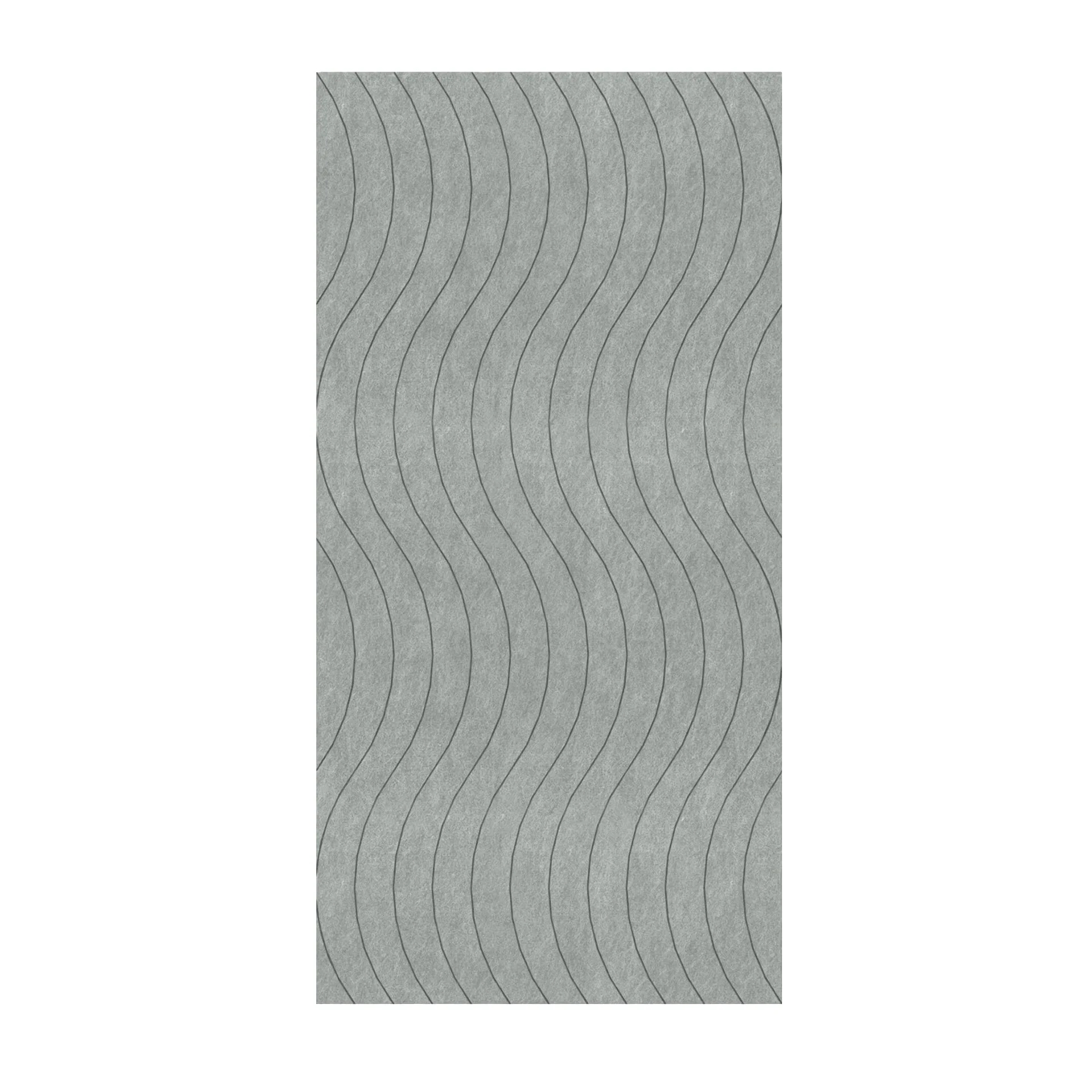 Панел за стена Pet Felt - Wave, цвят R59, 2400 x 1200 mm, дебелина 9 mm, 1 брой