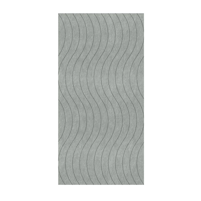 Панел за стена Pet Felt - Wave, цвят R59, 2400 x 1200 mm, дебелина 9 mm, 1 брой