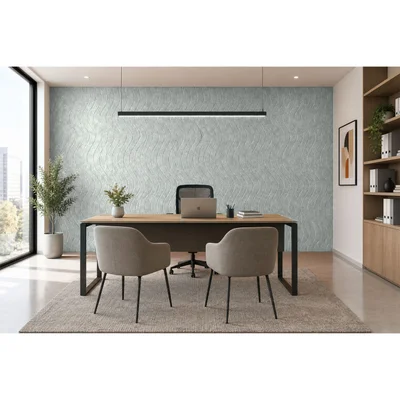 Панел за стена Pet Felt - Wave, цвят R59, 2400 x 1200 mm, дебелина 9 mm, 1 брой