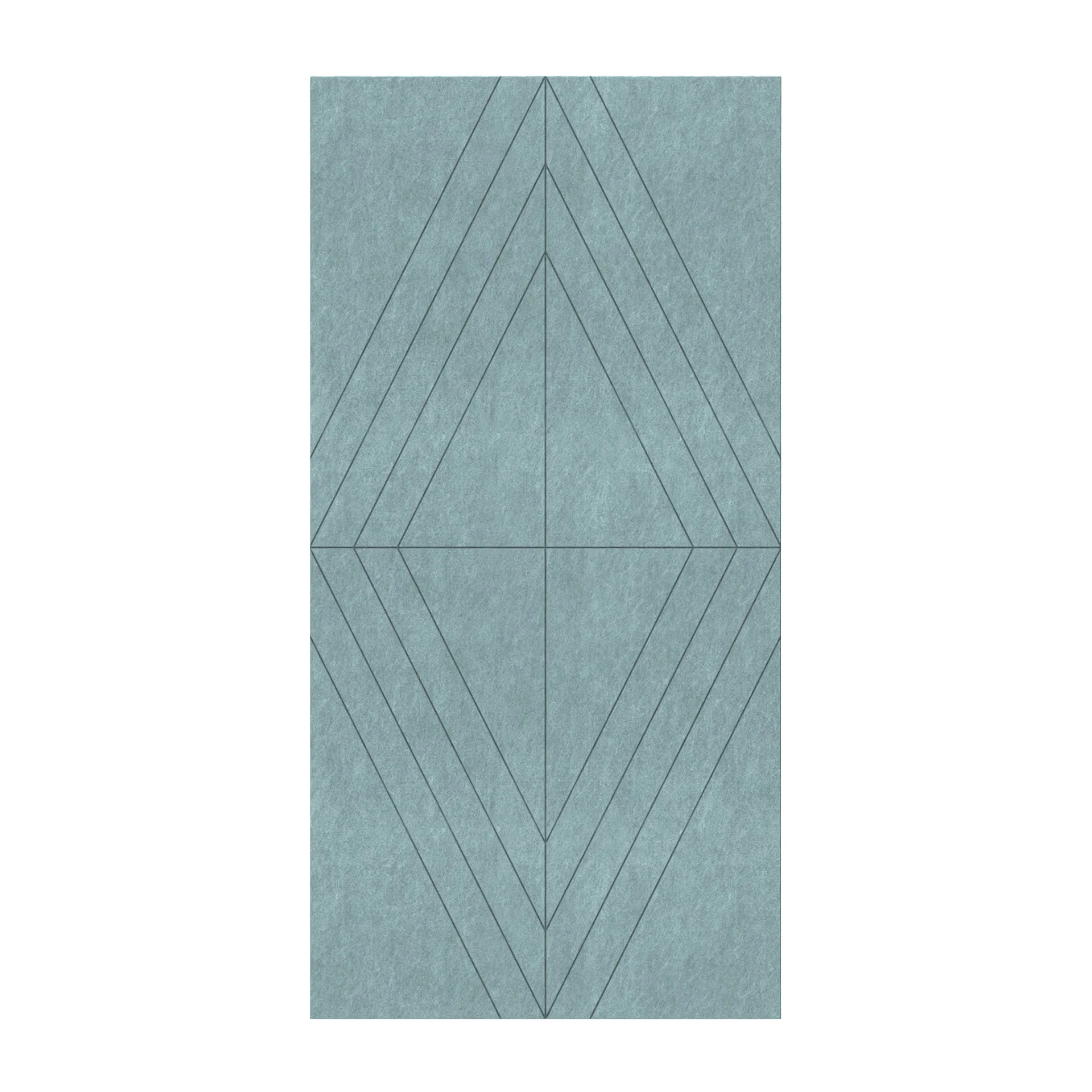 Панел за стена Pet Felt - Rhombus, цвят R60, 2400 x 1200 mm, дебелина 9 mm, 1 брой