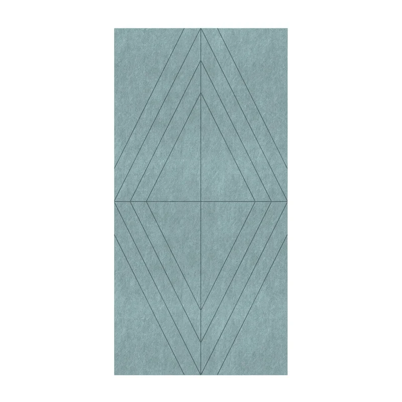 Панел за стена Pet Felt - Rhombus, цвят R60, 2400 x 1200 mm, дебелина 9 mm, 1 брой